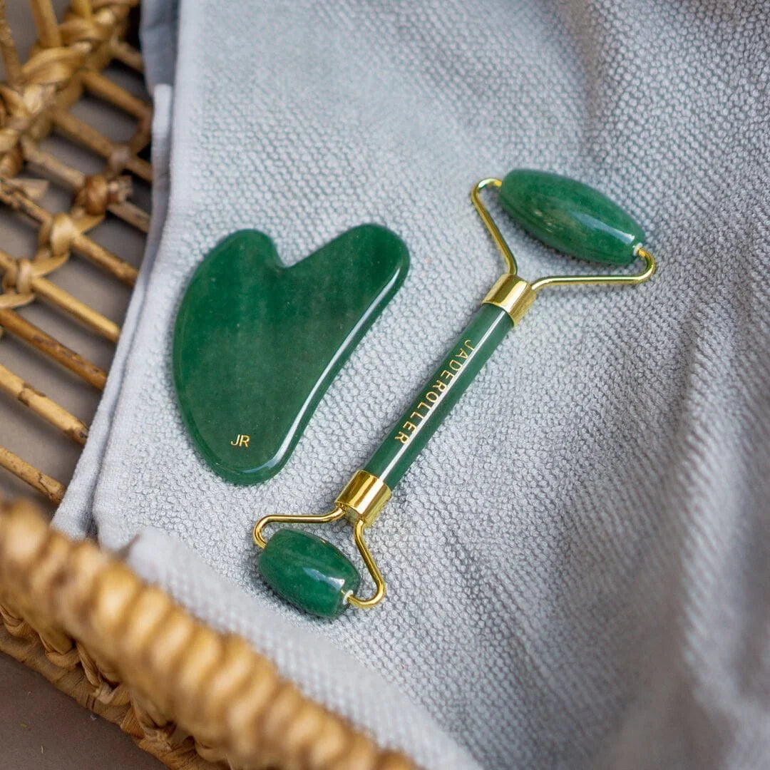 Jade Facial Roller & Gua Sha