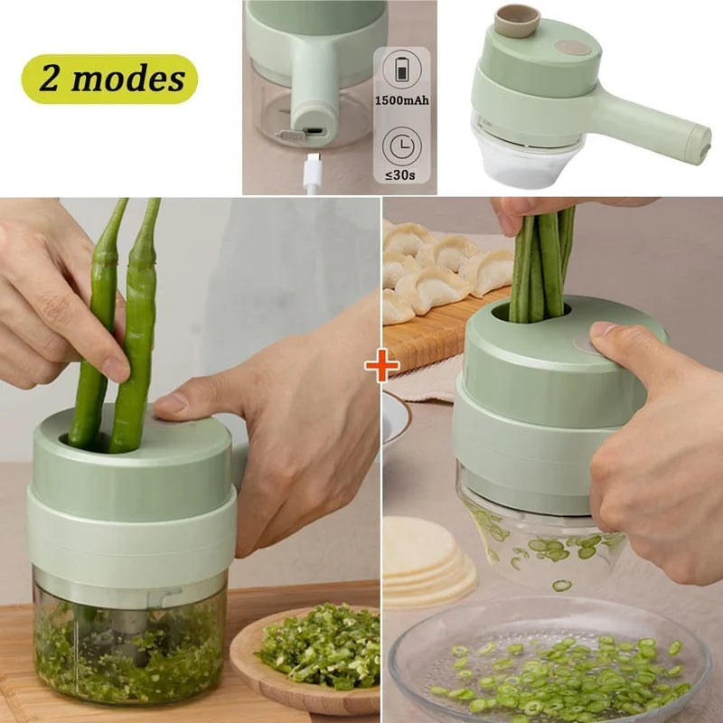 Handheld Electric Vegetable Cutter Set